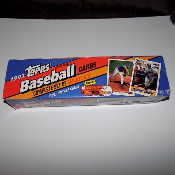 1993 TOPPS BASEBALL FACTORY SET OPENED NO JETER ROOKIE - Picture 1 of 2